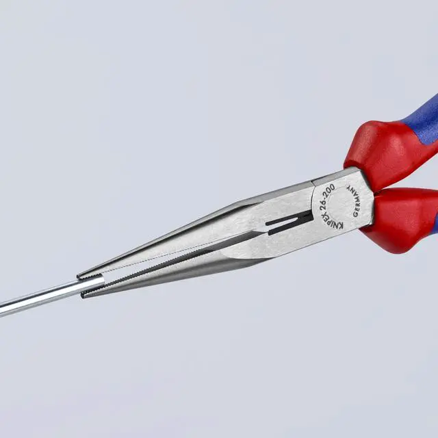 Alt view image 4 of 7 - Tools - Long Nose Pliers With Cutter, Multi-Component (2612200), Multi-Colour, 8 inches