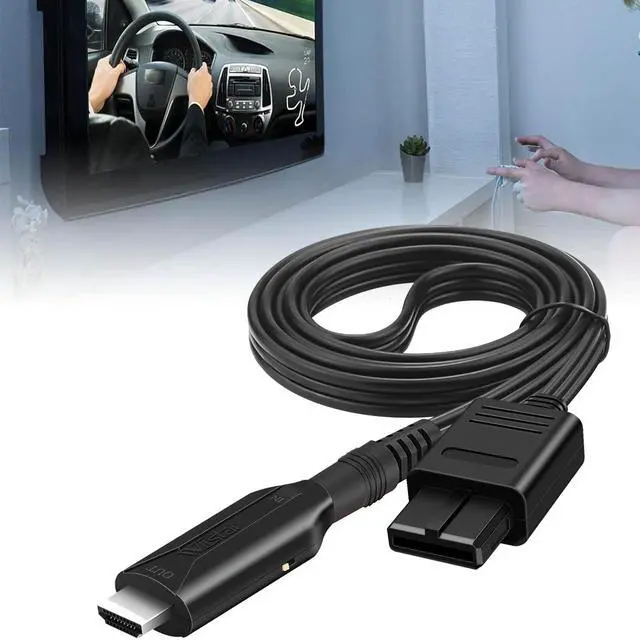 Alt view image 5 of 7 - HD1080P HDMI Adapter for Retro Gaming Console AV to HDMI Converter Cable