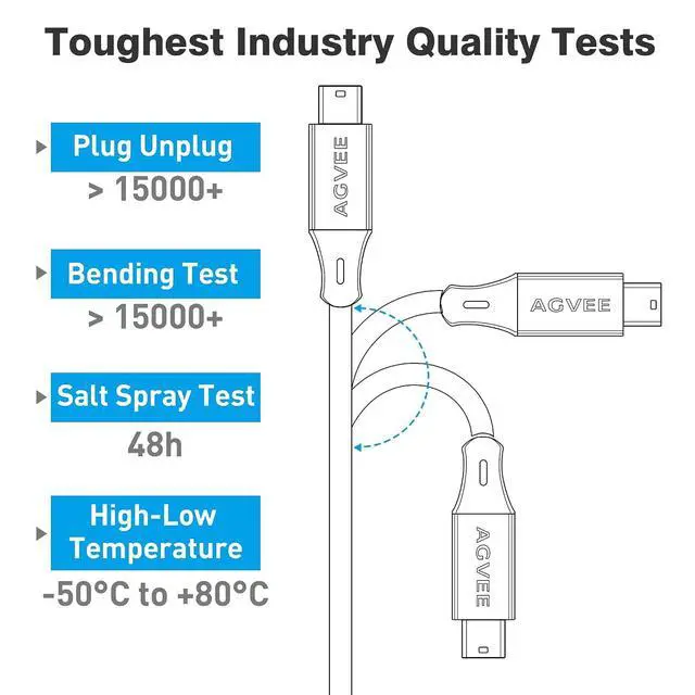 Alt view image 12 of 13 - 2 Pack 6.6ft Mini USB Cable Braided Durable USB-A to Mini-B Charger Charging Cord for TI-84 Garmin GPS Go-Pro Hero 4 3 2 HD PS3 Controller Canon Camera Blue Yeti Microphone Black
