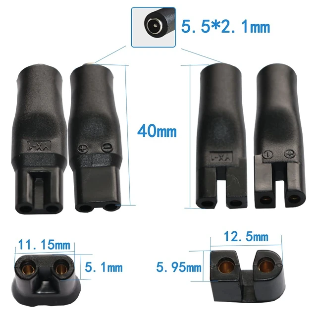 Alt view image 4 of 7 - Power Cord 5V Replacement Charger USB adapter is suitable for a variety of electric hairdressers shavers purifiers table lamps and others 5521 adapter hq8505 A00390 charging line