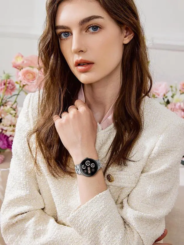Alt view image 7 of 7 - Slim Bowknot Silicone Band Compatible with Google Pixel Watch 4 3 41mm/ Pixel Watch 2 1 Band Women Thin Silicone Waterproof Straps Replacement Wristbands for Google Smartwatch 41mm Accessory