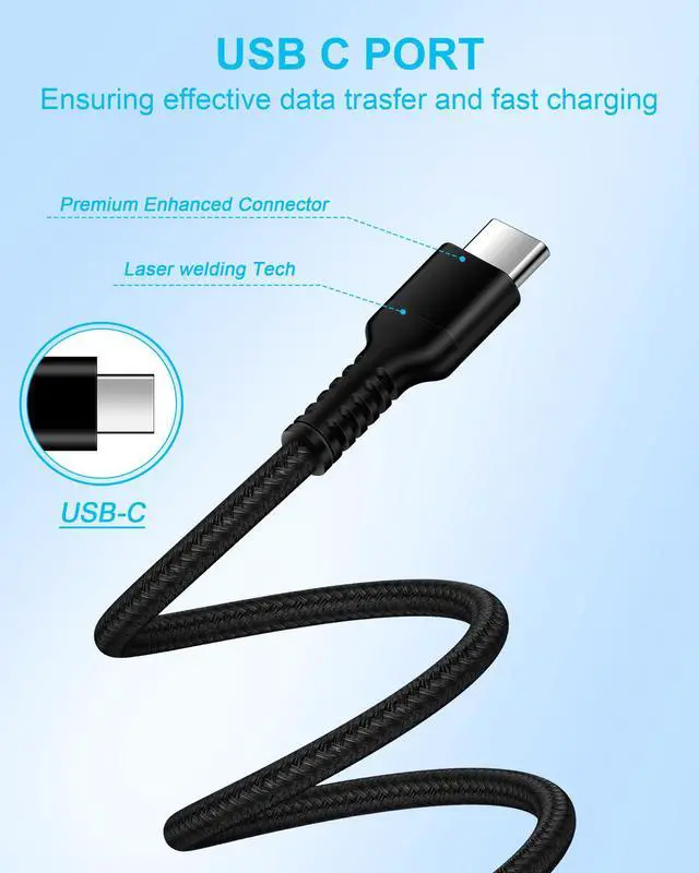 Alt view image 3 of 7 - iPhone 17e 17 Carplay Cable USB C Charger Fast Charging for iPhone 17 Pro Max 17Pro Air 16e 16 15 Plus, USB to USB-C Cord USBC Android Auto Car Play Cable Power Wire Type C Apple Galaxy 3FT for Car