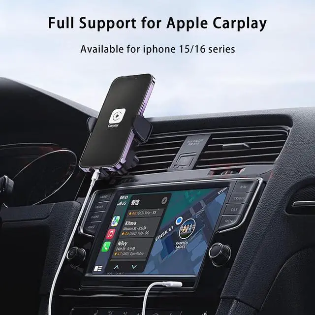 Alt view image 2 of 6 - Car Apple CarPlay Cable for iPhone 17/16/15 Pro Max Plus Car Charger