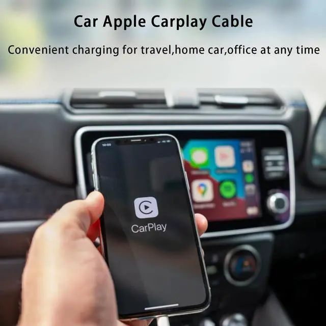 Alt view image 5 of 6 - Car Apple CarPlay Cable for iPhone 17/16/15 Pro Max Plus Car Charger
