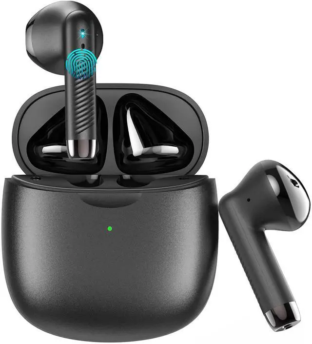 Main image of Wireless Earbuds, Bluetooth 5.4 Earbuds Stereo Bass, Bluetooth Headphones in Ear Noise Cancelling Mic, Earphones IP7 Waterproof Sports, 32H Playtime USB C Mini Charging Case Ear Buds for Android iOS