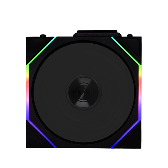 Alt view image 2 of 7 - UNI Fan TL Wireless-120-Reverse Blade-No Controller-Black-12RTL1W1B | Single Pack, 2.4 GHz Wireless Signal for RGB & Fan Control, Infinity Mirror Design, Controller NOT Included & Required