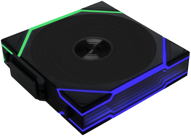 Main image of UNI Fan TL Wireless-120-Reverse Blade-No Controller-Black-12RTL1W1B | Single Pack, 2.4 GHz Wireless Signal for RGB & Fan Control, Infinity Mirror Design, Controller NOT Included & Required