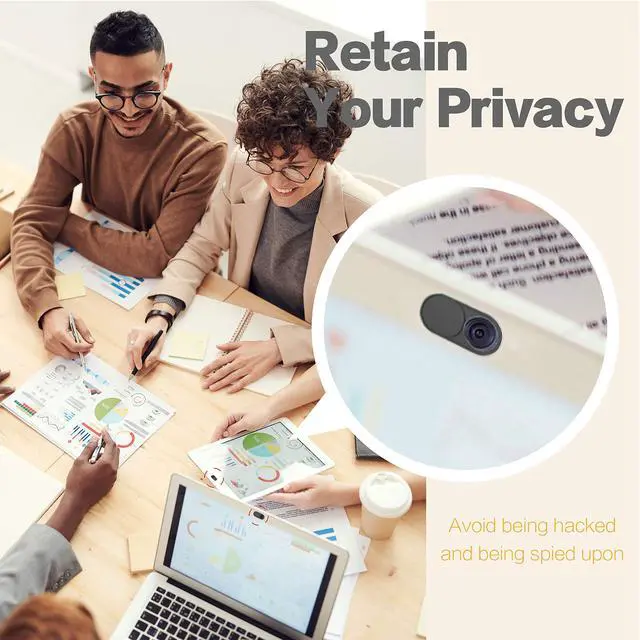 Alt view image 5 of 6 - 3 Pack Webcam Cover Slide, 0.023 inch Ultra-Thin Metal Camera Cover for Laptop Computer, MacBook Pro/Air iMac iPad Tablet iPhone 8/7/6 Plus, Echo Show/Spot Web Camera Privacy Covers