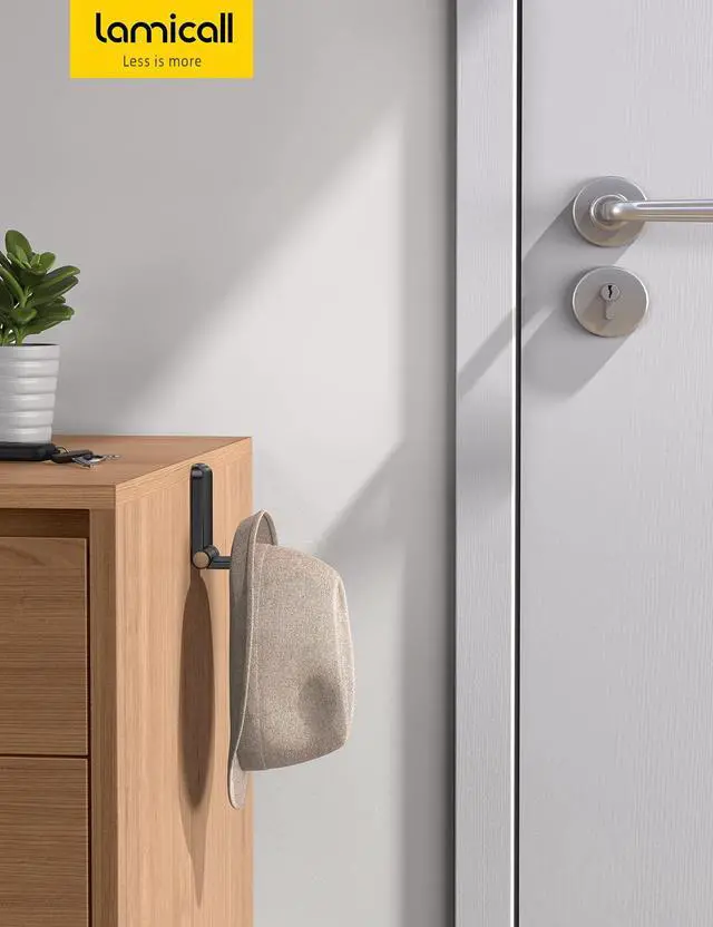 Alt view image 7 of 7 - Headphone Stand, Sticky Headset Hanger - Adhesive Headphone Holder Hook Mount, Headset Stand Holder Clip Under Desk, Earphone Clamp for Airpods Max, HyperX, Sennheiser, Black