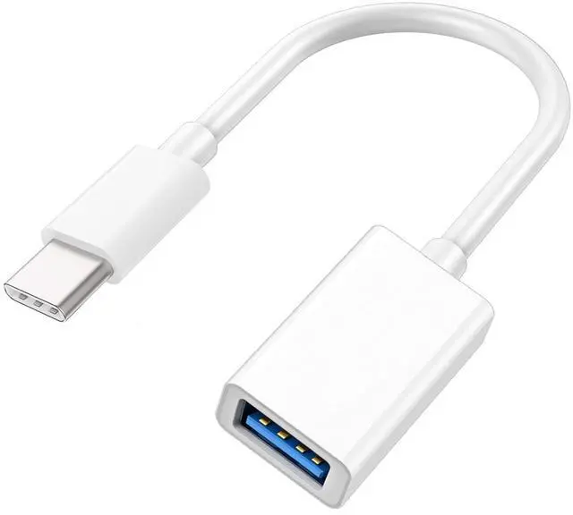 Main image of USB-C to USB Adapter for iPhone 15 16 17 MacBook Pro Air 2025 iMac iPad mini Pro, Apple MFi Certified USB OTG Cable Converter Support Camera, Card Reader, USB Flash Drive, MIDI Keyboard (White)
