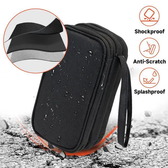 Alt view image 7 of 7 - USB Flash Drive Case with Labels, Gifts for Men, USBs Case Organizer Holds 30 Pcs, USBs Storage Cases, USB Sticks Holder, Thumb Drive Cases, Fits for Samsung/Sandisk/Jump Drive, etc, Black