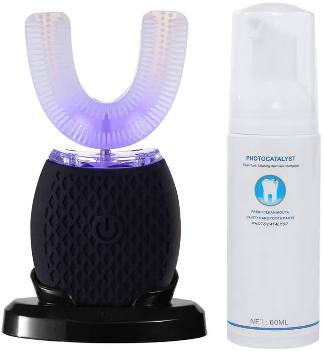 Main image of Ultrasonic Toothbrush for Adults Automatic Electric Toothbrush Portable Washable Soft Bristles 30s Automatic Timer Wireless Charging Dual-Use for Travel & Home