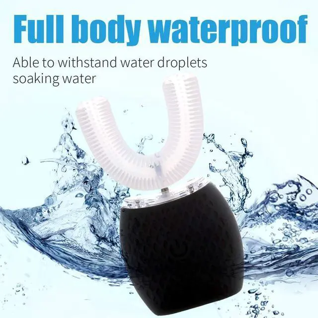 Alt view image 4 of 7 - Ultrasonic Toothbrush for Adults Automatic Electric Toothbrush Portable Washable Soft Bristles 30s Automatic Timer Wireless Charging Dual-Use for Travel & Home