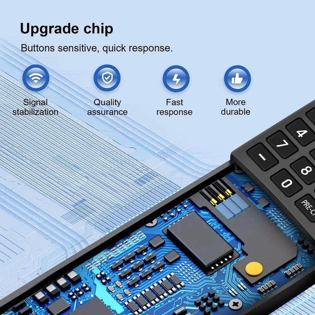 Alt view image 6 of 7 - Universal Remote Control for Samsung Smart TV Replacement Compatible with Samsung Smart TV 2015-2024 Models, Quick Access ButtonSimple use