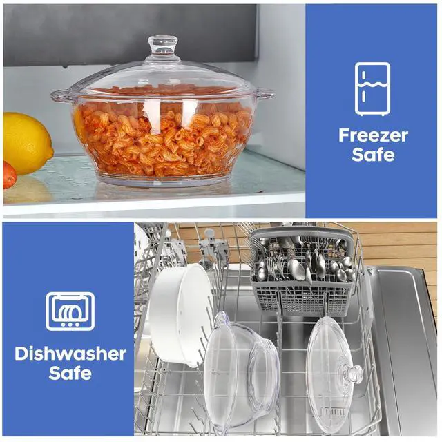 Alt view image 6 of 6 - Glass Microwave Steamer for Vegetables, Broccoli, Fish & Food Oven Safe Steamer Bowl for Cooking, BPA-Free, Odorless & Dishwasher Safe1.5L