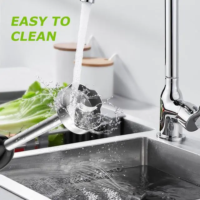 Alt view image 6 of 7 - Immersion Handheld Blender with Whisk, 20-Speed & Turbo Mode Hand Blender Stick 500W, 304 Stainless Steel Hand Blender for Soup, Smoothie, Puree, Baby Food