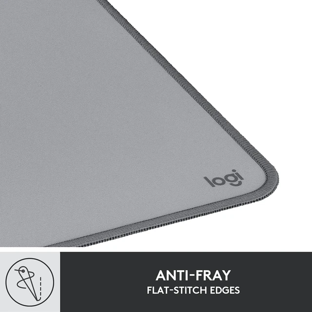 Alt view image 6 of 7 - Studio Series Desk Mat Large 28x12 Inches - Mid Grey | Multifunctional large pad, extended mouse surface, office desk protector, anti-slip base, spill-resistant