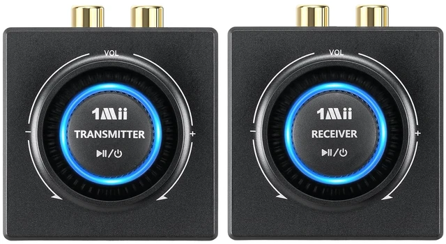 Main image of Wireless Audio Transmitter Receiver Set (1 TX + 1 RX) for TV Wireless Audio Adapter with RCA/AUX out, 25ms Low Latency 262ft Long Range, for TV/Soundbar/Powered Speakers/Amplifier