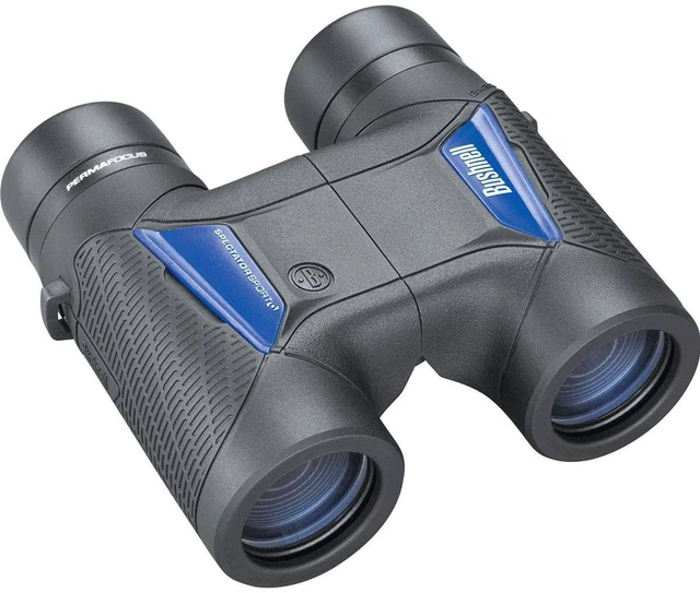 Main image of Spectator Sport 8x32mm Binoculars, Black PermaFocus System for Focus-Free Viewing, Nitrogen-Purged Fogproof, IPX4 Waterproof, Interchangeable Color Tiles