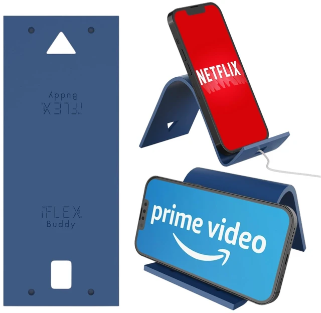 Main image of Buddy Cell Phone and Tablet Stand Companion - Ideal for Air Travel, Work, and Home Use - Flexible Holder for All Mobile Devices - The Ultimate iPhone Cell Phone Stand Solution