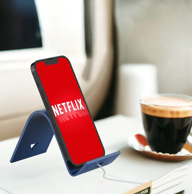 Alt view image 3 of 7 - Buddy Cell Phone and Tablet Stand Companion - Ideal for Air Travel, Work, and Home Use - Flexible Holder for All Mobile Devices - The Ultimate iPhone Cell Phone Stand Solution