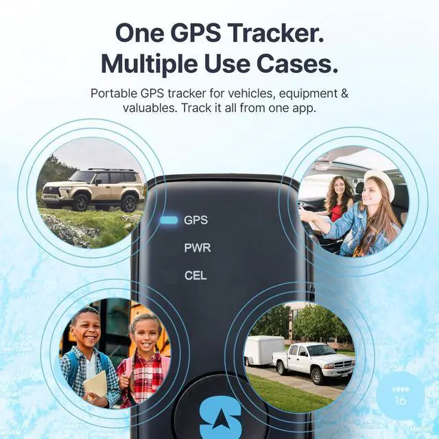Alt view image 5 of 7 - Atlas GPS Tracker for Vehicles & Kids (Subscription Required) | Up to 14-Day Battery Life | Waterproof Magnetic Case, Geofencing, Portable Real Time Mini GPS Car Tracker w/Lifetime Support