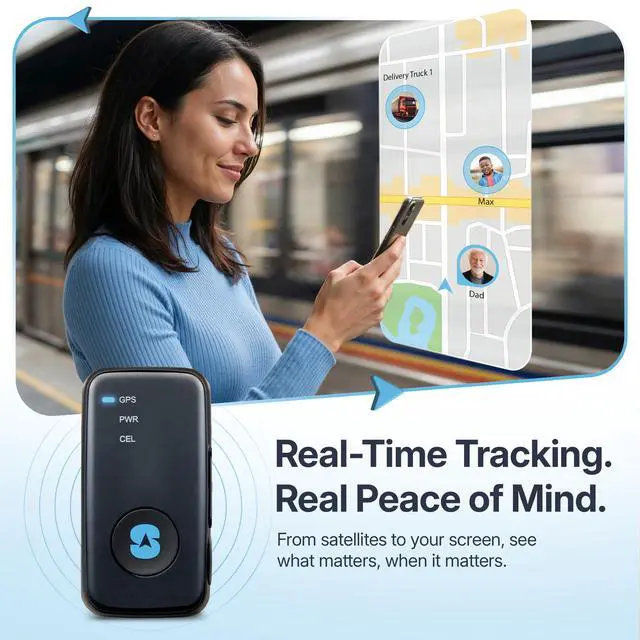 Alt view image 6 of 7 - Atlas GPS Tracker for Vehicles & Kids (Subscription Required) | Up to 14-Day Battery Life | Waterproof Magnetic Case, Geofencing, Portable Real Time Mini GPS Car Tracker w/Lifetime Support