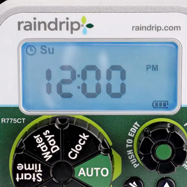 Alt view image 3 of 7 - Digital Hose-End Automatic Water Timer, Connects to Garden Faucets and Hose Bibbs, with Back-Lit LCD Screen for Drip Irrigation, Garden, Self-Watering, Grey