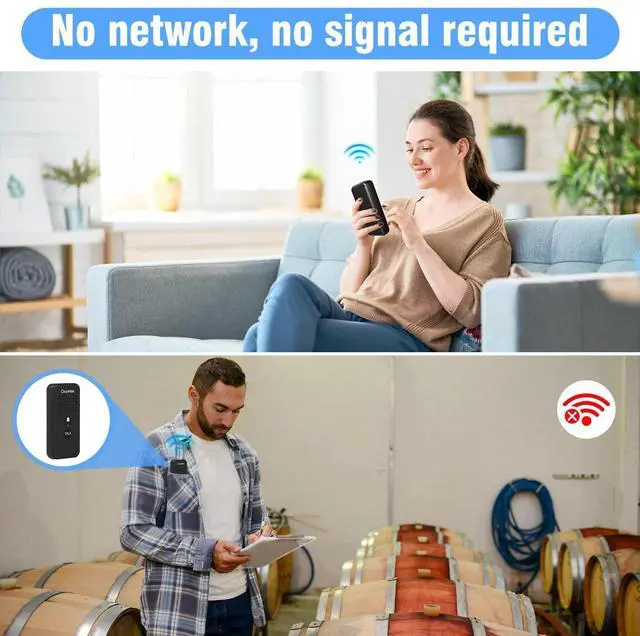Alt view image 5 of 7 - Intercoms Wireless for Home, Upgraded Long Standby 16 Channels Caregiver Wireless Intercom System for Elderly 1640ft Portable Intercom Two Way Room to Room Communication Intercom for Home Use