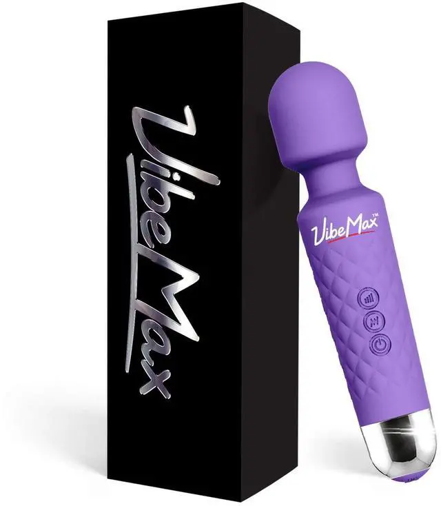 Main image of Rechargeable Personal Massager - Powerful Multi Speed Vibration - Whisper Quiet - Waterproof - for Muscle Tension Relief in Neck, Back, Shoulders, Legs and Feet - Purple