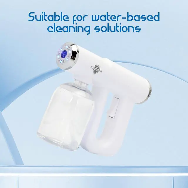Alt view image 6 of 7 - Disinfectant fogger, K12 Blue Ray Disinfectant Fogger Machine, ULV Nano Sanitizer Gun, Cordless Rechargeable Handheld Sanitizing Sprayer, Electrostatic Portable Sprayerf for Home, Office or Travel