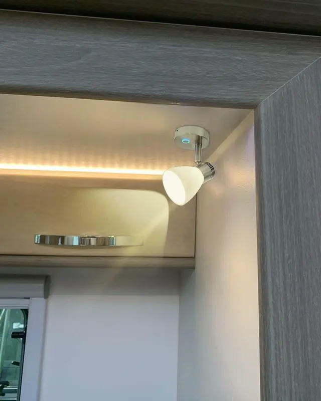 Alt view image 5 of 7 - RV Interior Lights LED 12V Fixtures Dimmable Boat Reading Lamp 12 Volts 3W Wall Sconce LED for Marine Caravan Camper Van Indoor Warm White Sconces Lighting