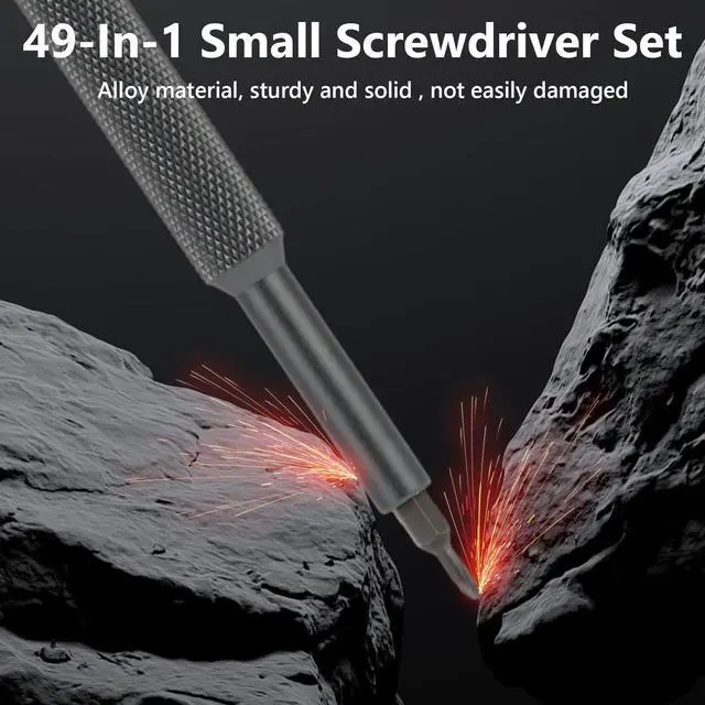 Alt view image 6 of 7 - 49-in-1 Small Screwdriver Set, Magnetic Screwdriver Set, Mini Screw Driver Set Kit, Repair Precision Tools for Computers, Laptops, Glasses, Watches, Electronic Devices