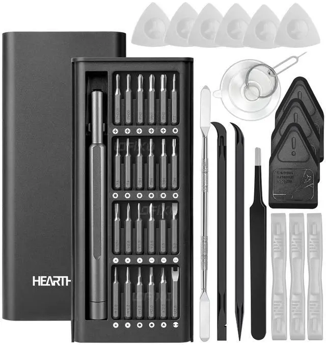 Main image of Precision Screwdriver Set,Eyeglass Repair kit,Magnetic Screwdrivers Torx,Pentalobe,Triwing Flathead,Phillips with spudger pry tool kit for iPhone,Switch,Camera,Phone Screen,Watch,Mac,ps4,Xbox one