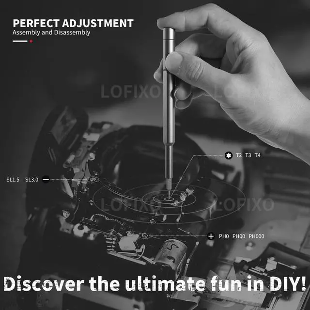 Alt view image 5 of 7 - Precision Screwdriver Set,Eyeglass Repair kit,Magnetic Screwdrivers Torx,Pentalobe,Triwing Flathead,Phillips with spudger pry tool kit for iPhone,Switch,Camera,Phone Screen,Watch,Mac,ps4,Xbox one