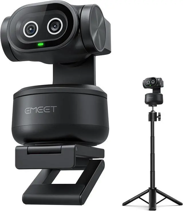 Main image of PIXY Dual-Camera AI-Powered PTZ Camera 4K with Tripod, AI Tracking, PDAF&AI Autofocus 0.2s, 1/2.55'' Sony Sensor, 3 Mics, Presets, 4K Webcam for Streaming, OBS/Twitch/Switch 2 Compatible