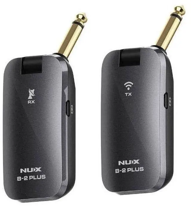 Alt view image 2 of 6 - B-2 Plus 2.4GHz Guitar Wireless System, HD Audio Quality, Ultra-Low Latency, 4 Optional Channels, Plug and Play, Guitar Friendly,Smart Design