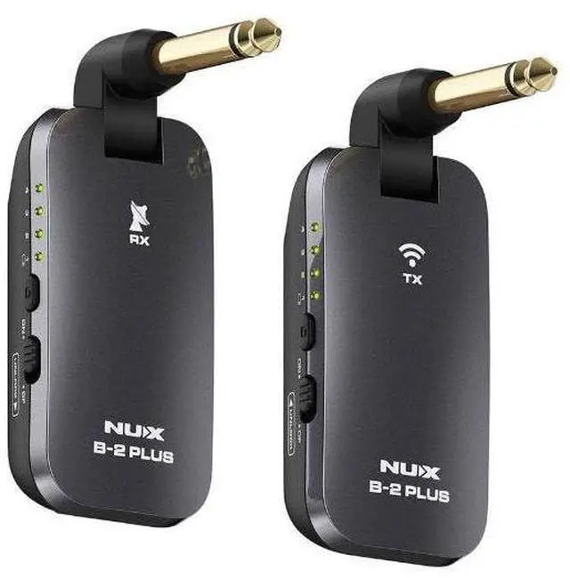Alt view image 3 of 6 - B-2 Plus 2.4GHz Guitar Wireless System, HD Audio Quality, Ultra-Low Latency, 4 Optional Channels, Plug and Play, Guitar Friendly,Smart Design