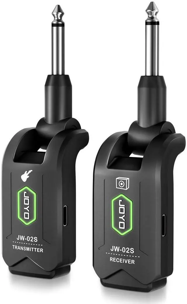 Main image of 5.8GHz Wireless Guitar System Wireless Guitar Transmitter Receiver Rechargeable Audio with 4 Signal Channels for Electric Guitar Bass 20M (JW-02S)