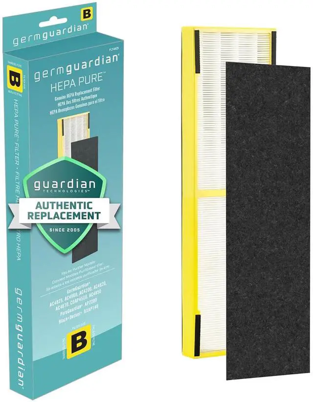 Main image of Filter B HEPA Pure Genuine Air Purifier Filter, Removes 99.97% of Pollutants, Wildfire Smoke, Odors, for Ac4825, Ac4300, Ac4850, Ac4880, Ac4900, Cdap4500, Ap2200, Flt4825