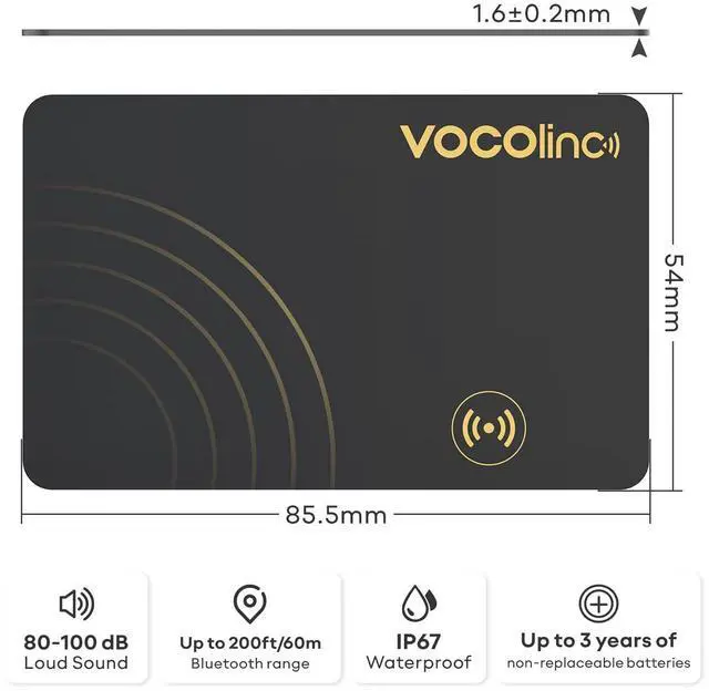 Alt view image 7 of 7 - Air Tag Card Wallet Tracker 1.6mm 2 Pack, Smart Item Finder Work with Apple Find My APP (iOS Only, Android not Supported), Locator for Luggage, Suitcase, Bags, Backpack.