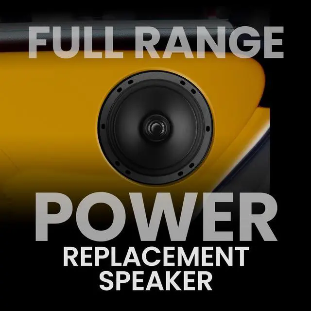 Alt view image 4 of 6 - BRS65 6.5 Inch Replacement Car Door Speaker - 80 Watts Max, Sold Individually