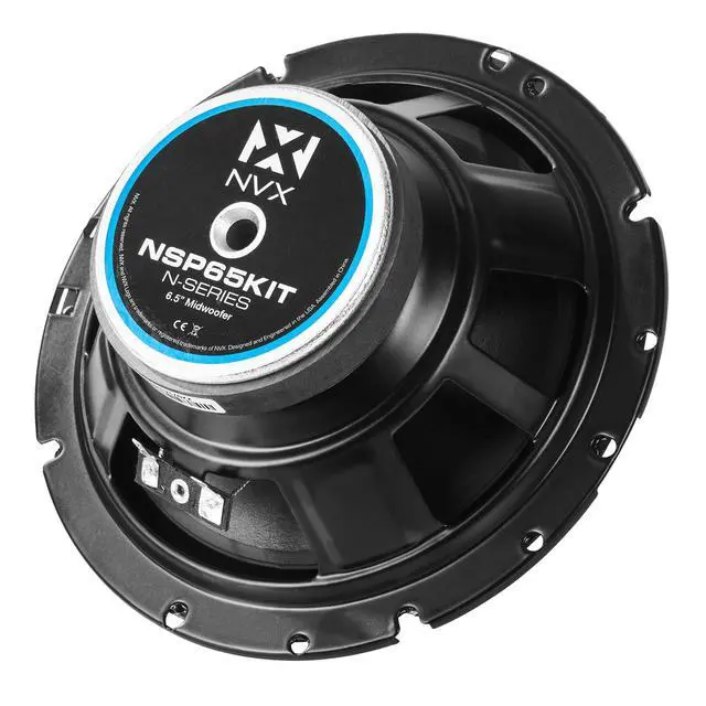 Alt view image 7 of 7 - NSP65KIT 6.5" Car Speakers, 600W Max, 200W RMS, 2-Way Component System w/Silk Dome Tweeters & Passive X-Overs, Easy to Install in Cars/Trucks/Doors (Pair)