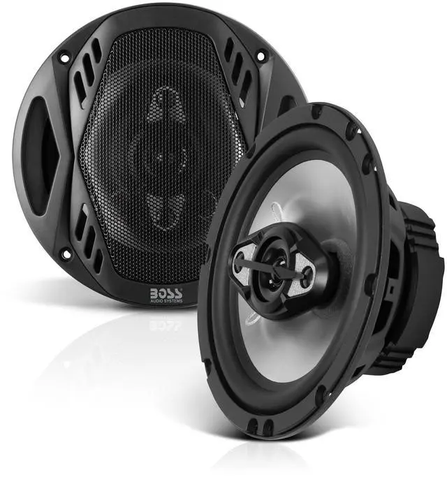 Main image of NX654 Onyx Series 6.5 Inch Car Door Speakers - 400 Watts (per pair), Coaxial, 4 Way, Full Range, 4 Ohms, Sold in Pairs, Bocinas Para Carro