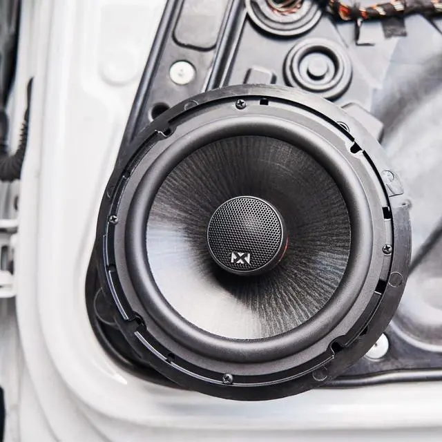 Alt view image 2 of 7 - VSP65 6.5" Premium Car Speakers, 600W Max, 200W RMS, 2-Way 6-1/2 inch Coaxial w/ 1" Silk Dome Tweeters & Built-in X-Overs, Easy to Install in Cars/Trucks/Doors (Pair)