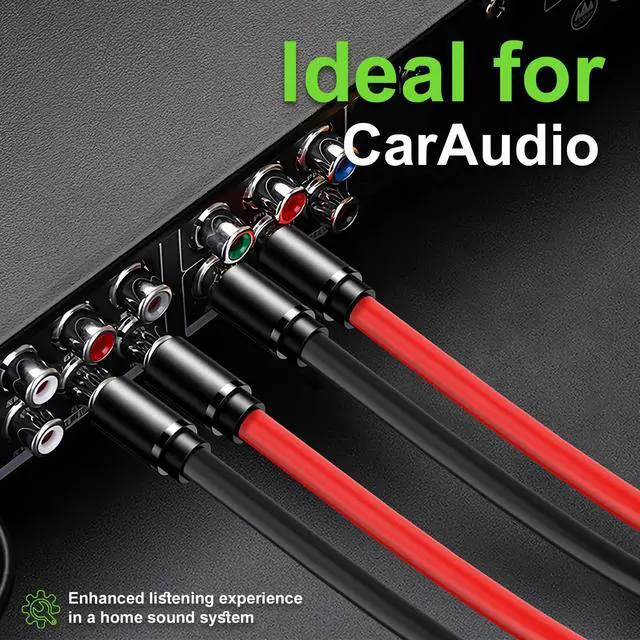 Alt view image 4 of 6 - 14 Gauge Speaker Wire- 200 ft Spec Soft Touch Audio Wire for Car Stereos, Home Theater, Surround Sound - Flexible 14 AWG Speaker Cable - Red/Black