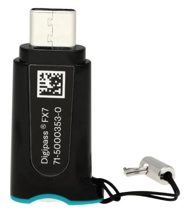 Alt view image 2 of 6 - DIGIPASS® FX7 Two-Factor authentication (2FA) Security Key, Connect via USB-C FIDO Certified - FIDO2, Protect Accounts Online, Passwordless Authentication, Secure Passkey, Phishing Resistent