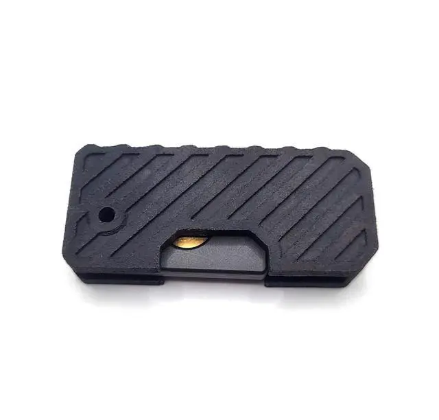 Alt view image 3 of 7 - Yubikey 5C NFC Protector Flip Case - Heavy Duty Protective Cover Holder (Black) | Rugged Security Key Protection, Durable Shell, Compact & Secure Fit
