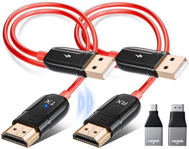 Main image of Wireless HDMI Transmitter and Receiver, 4K Decode 1080P@60Hz Ultra HD Video Output Wireless HDMI, 2.4G/5.8G Plug&Play for Streaming Video and Audio to Monitor from PC/Projector/Laptop/TV Box