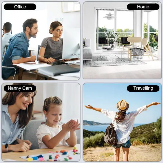 Alt view image 2 of 2 - 10000mAh Portable Charger with 1080P HD Security Camera, Night Vision & Motion Detection, Discreet Video Recorder for Home, Office and Travel Safety
